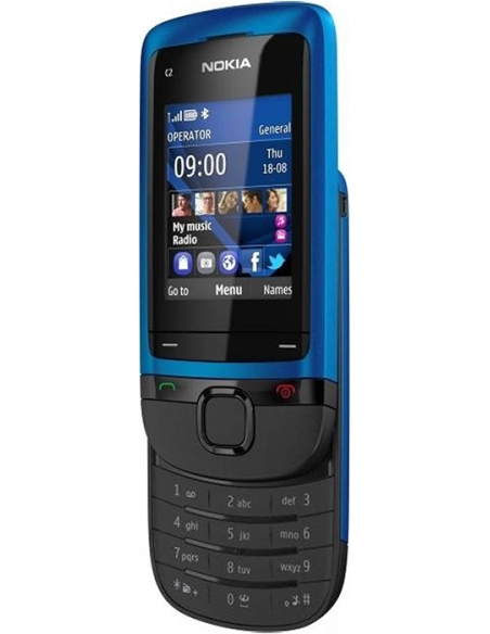 Nokia C2-05 Peacock Blue (Niebieski)