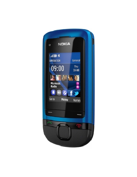 Nokia C2-05 Peacock Blue (Niebieski)