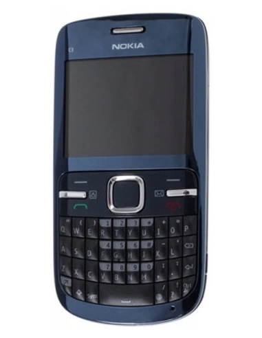Nokia C3-00 Black Blue (Czarny Niebieski)