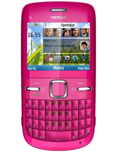 Nokia C3-00 Hot Pink (Różowy)