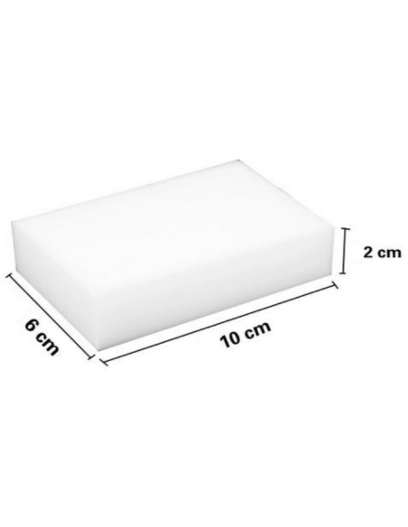 Magiczne gąbki z melaminy 100x60x20 mm - zestaw 100 sztuk