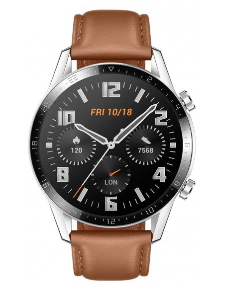 Huawei Watch GT 2 46 mm Classic Pebble Brown (Brązowy)