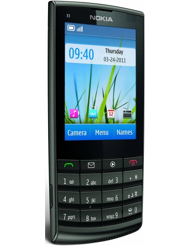 Nokia X3-02 (Touch and Type) Dark Metal (Czarny)