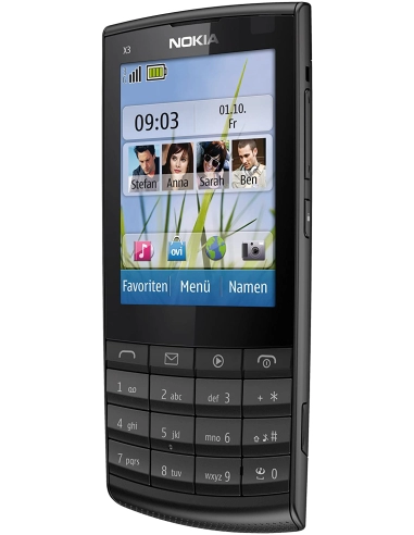 Nokia X3-02 (Touch and Type) Dark Metal (Czarny)