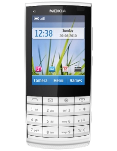 Nokia X3-02 (Touch and Type) White Silver (Biały Srebrny)