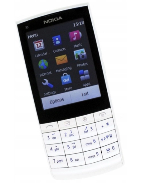 Nokia X3-02 (Touch and Type) White Silver (Biały Srebrny)
