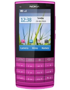 Nokia X3-02 (Touch and Type) Pink (Różowy)