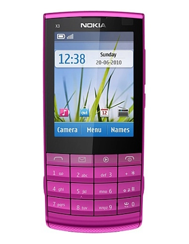 Nokia X3-02 (Touch and Type) Pink (Różowy)
