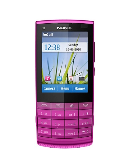 Nokia X3-02 (Touch and Type) Pink (Różowy)