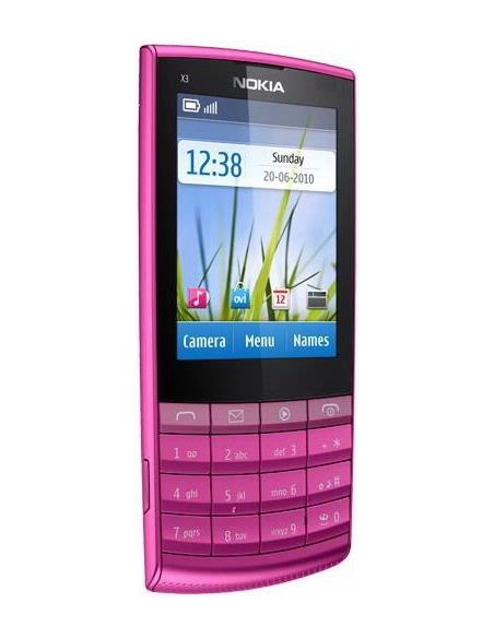 Nokia X3-02 (Touch and Type) Pink (Różowy)