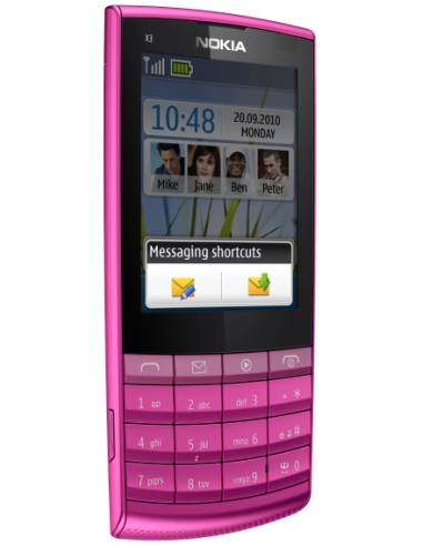 Nokia X3-02 (Touch and Type) Pink (Różowy)