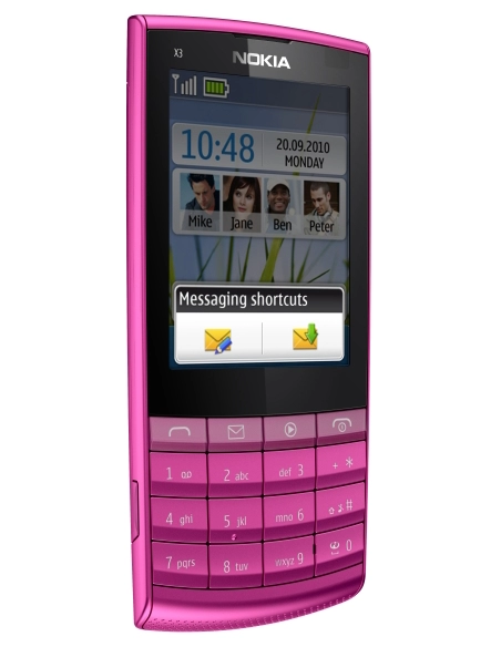 Nokia X3-02 (Touch and Type) Pink (Różowy)