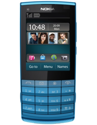 Nokia X3-02 (Touch and Type) Petrol Blue...