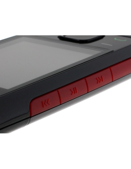 Nokia X2-00 Red on Black (Czerwony na Czarnym)