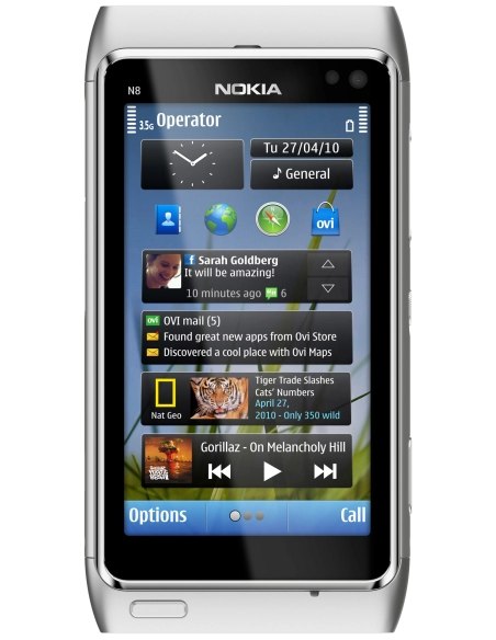 Nokia N8 Silver White (Srebrny Biały)