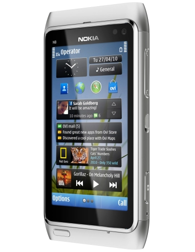 Nokia N8 Silver White (Srebrny Biały)