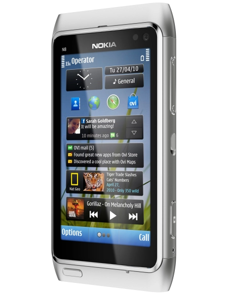 Nokia N8 Silver White (Srebrny Biały)