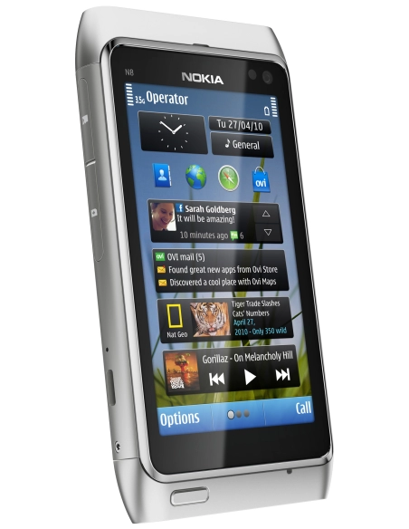Nokia N8 Silver White (Srebrny Biały)