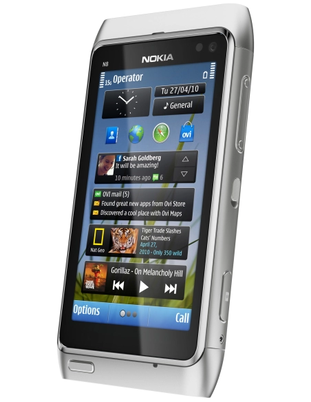 Nokia N8 Silver White (Srebrny Biały)