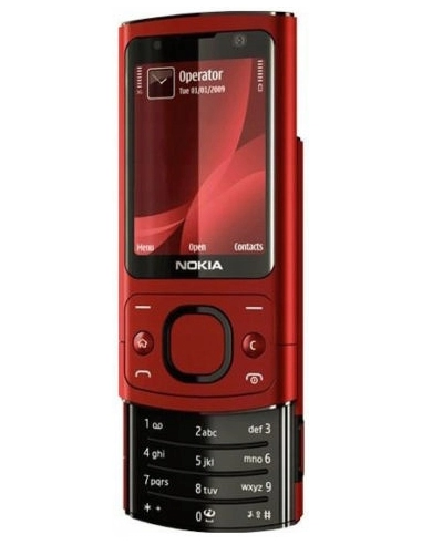 Nokia 6700 slide Red (Czerwony)
